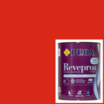 Pintura plástica reveproa satinada antimoho antiverdín rojo imperial